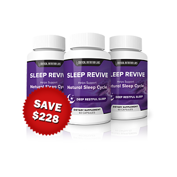 Three bottles of Sleep Revive